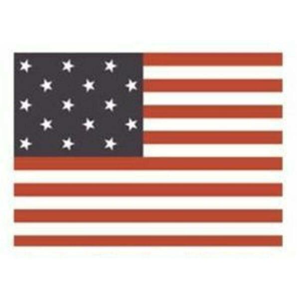 Ss Collectibles Star Spangled Banner Cotton Bunting-3 ft. X 5 ft. SS3329623